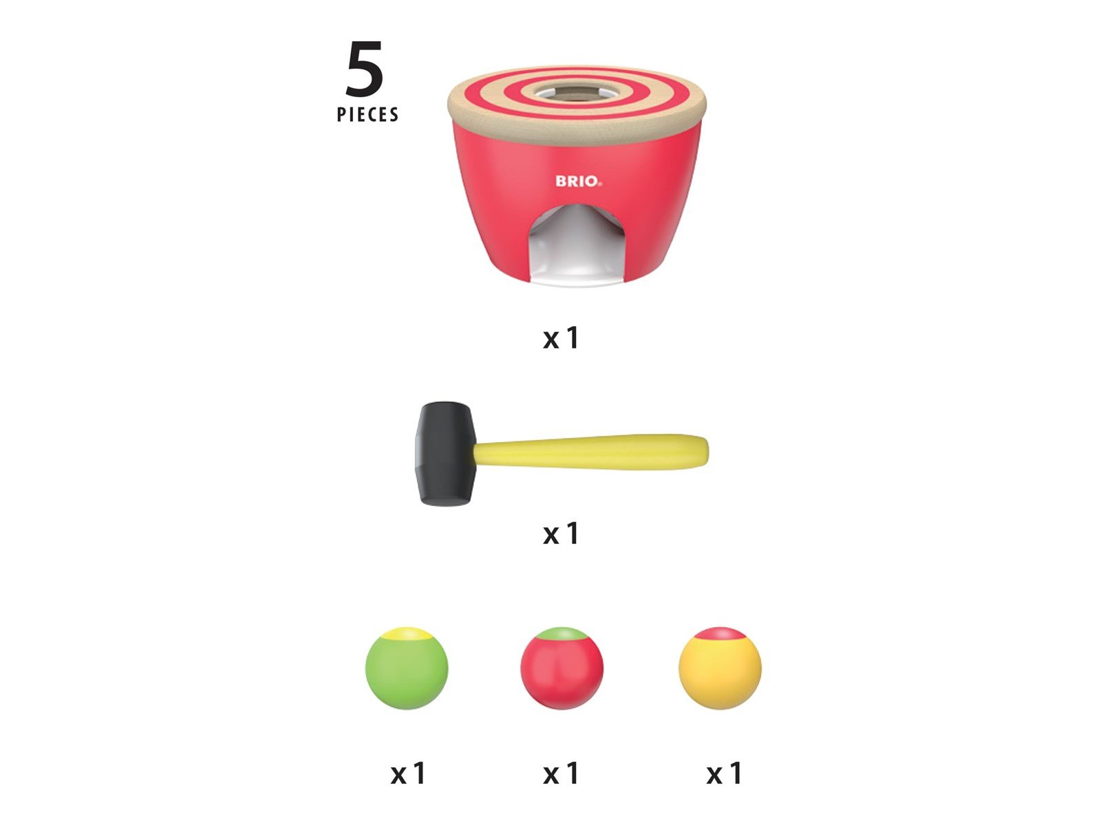 Brio Kugel-Hammerspiel Brio Kugel-Hammerspiel